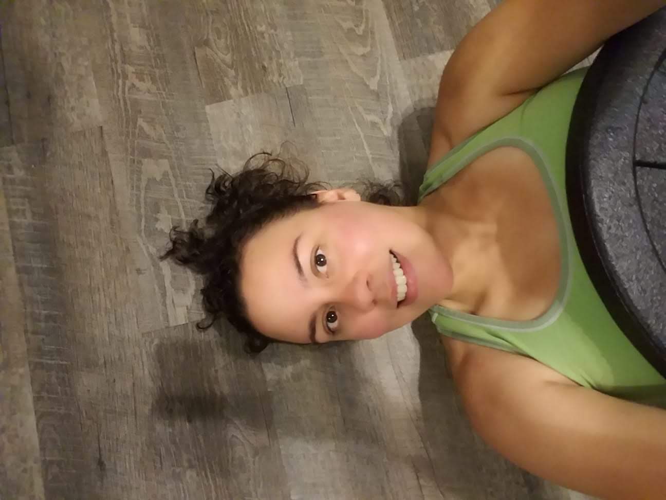Post workout selfie